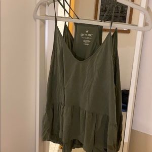 Army Green casual tank